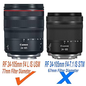 RF 24-105mm F4L Lens Hood, EW 83N Hood, Dedicated Petal